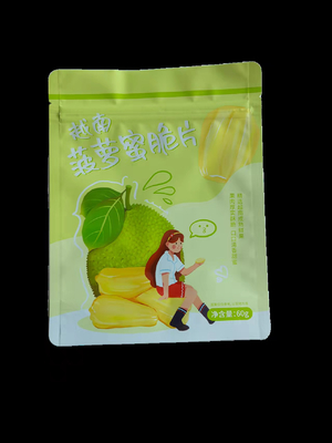 أكياس تغليف المنتجات البلاستيكية المطبوعة مع منتج غذائي Ziplock