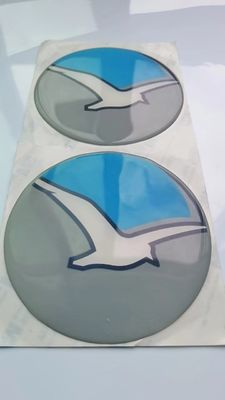 القبة الايبوكسي ملصق الطباعة PVC قطرة الغراء شعار لاصق الذاتي