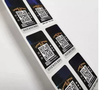 مخصص ملصق الهولوغرام كود Qr ملصق ليزر أصلي لمكافحة التزييف